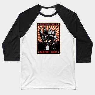 Transformers - GEN 1 - Megatron propaganda poster Baseball T-Shirt